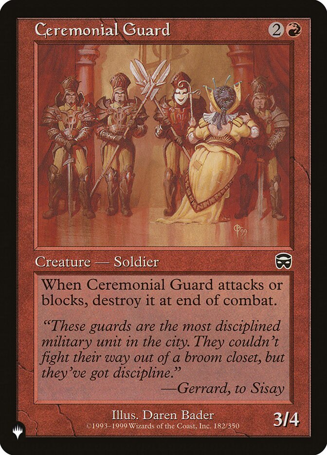 Ceremonial Guard [The List] Magic: The Gathering