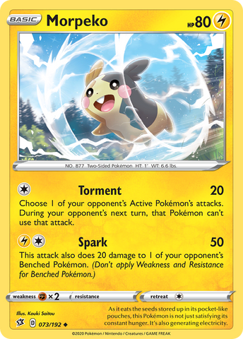 Morpeko (073/192) [Sword & Shield: Rebel Clash] Pokémon