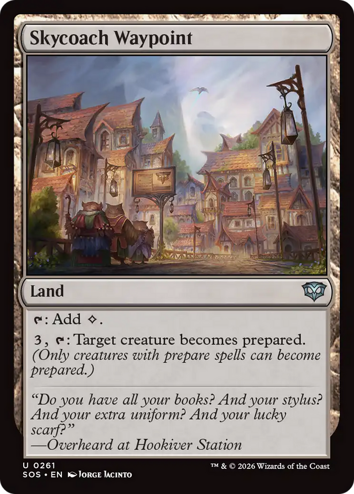Skycoach Waypoint [Secrets of Strixhaven] Magic: The Gathering