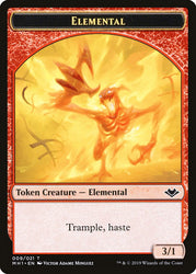 Bird (003) // Elemental (009) Double-Sided Token [Modern Horizons Tokens] Magic: The Gathering