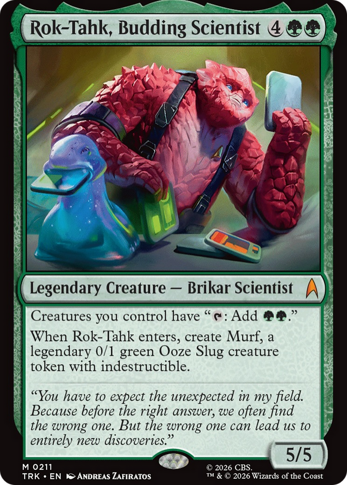 Rok-Tahk, Budding Scientist [Star Trek] Magic: The Gathering