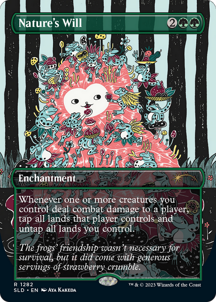 Nature's Will (Borderless) [Secret Lair Drop Series] Magic: The Gathering