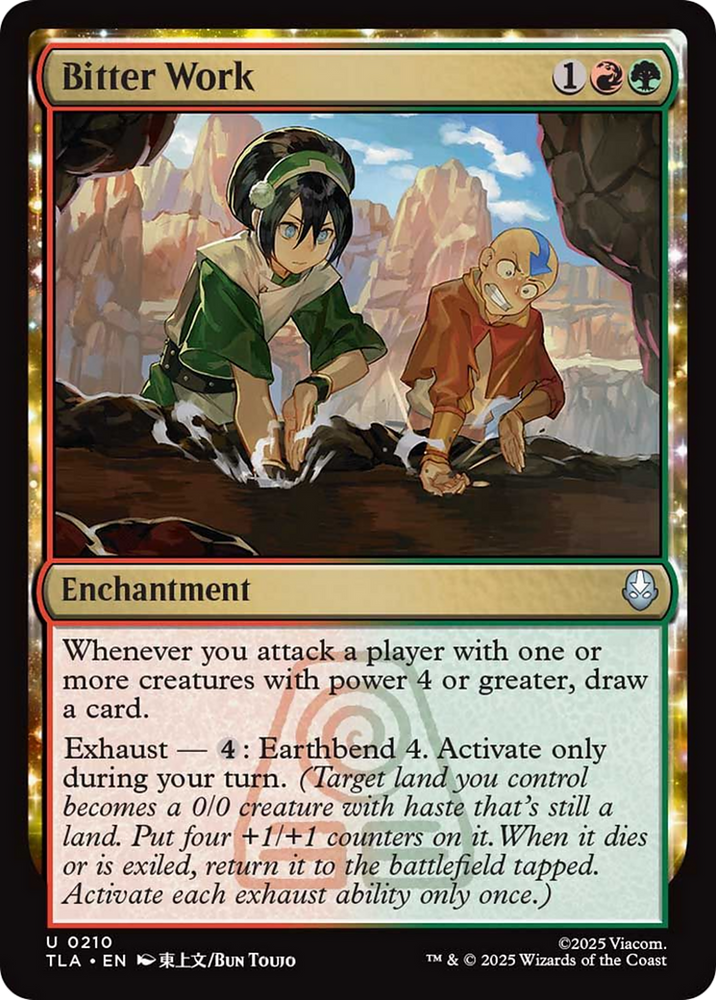 Bitter Work [Avatar: The Last Airbender] Magic: The Gathering