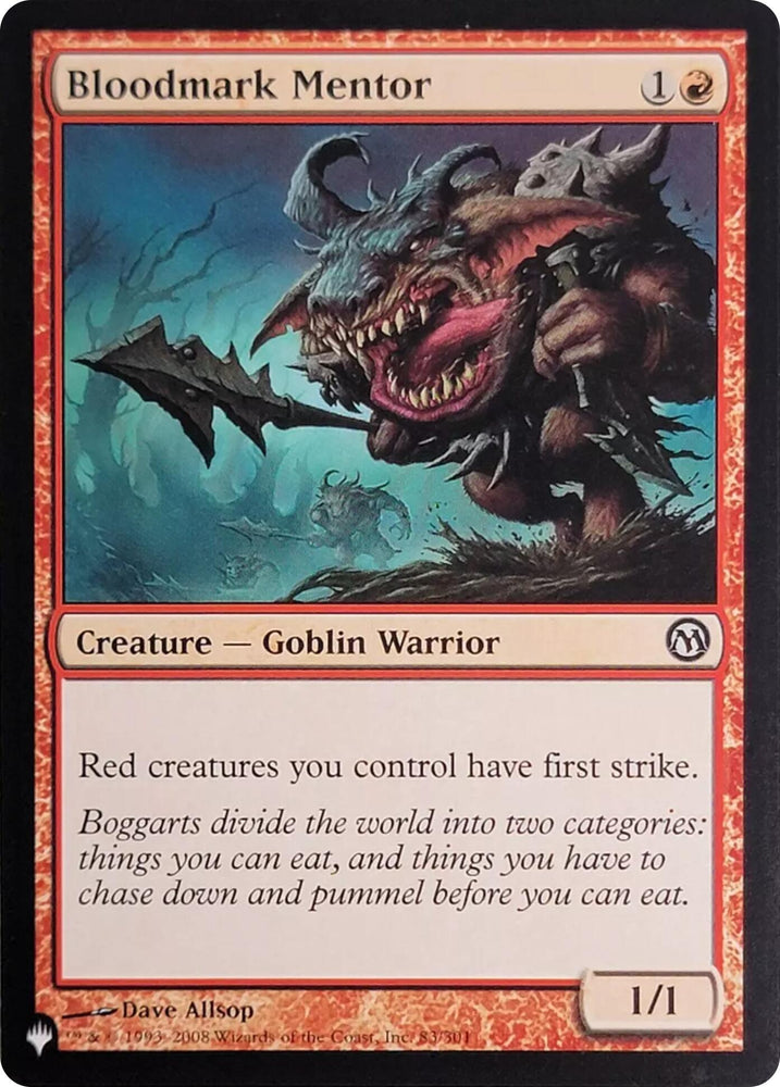 Bloodmark Mentor (83) [The List] Magic: The Gathering