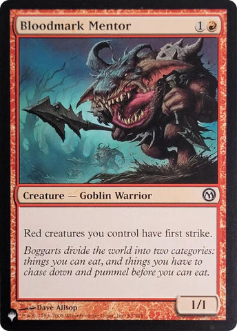 Bloodmark Mentor (83) [The List] Magic: The Gathering
