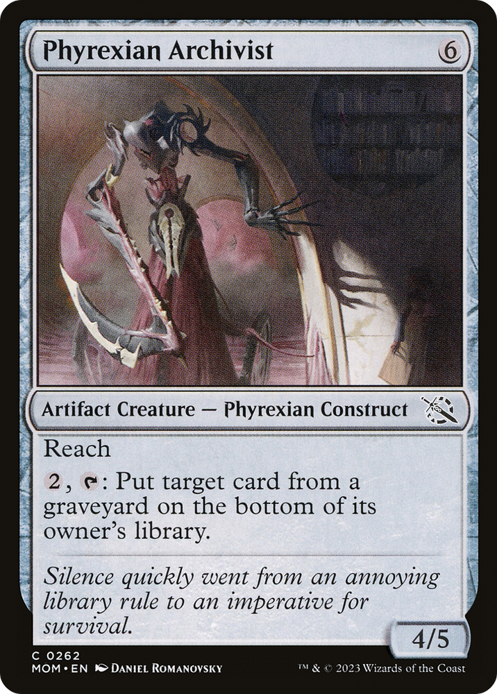 Phyrexian Archivist [March of the Machine] Magic: The Gathering
