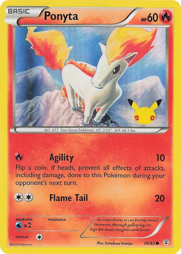Ponyta (014/083) [Celebrations: 25th Anniversary] Pokémon