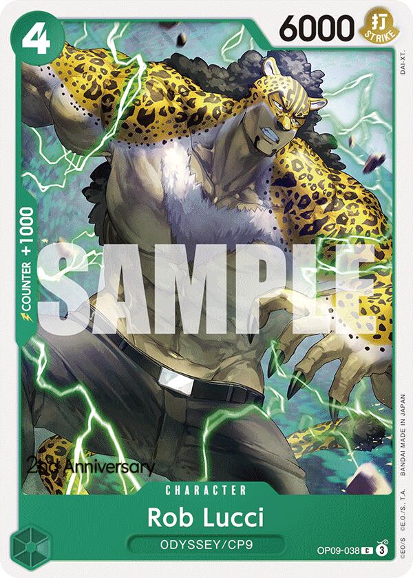 Rob Lucci [Emperors in the New World: 2nd Anniversary Tournament Cards] Bandai