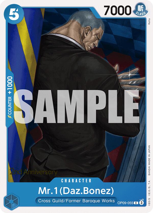 Mr.1(Daz.Bonez) [Emperors in the New World: 2nd Anniversary Tournament Cards] Bandai