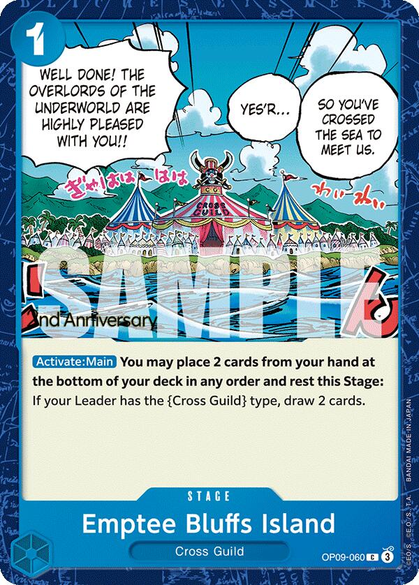 Emptee Bluffs Island [Emperors in the New World: 2nd Anniversary Tournament Cards] Bandai