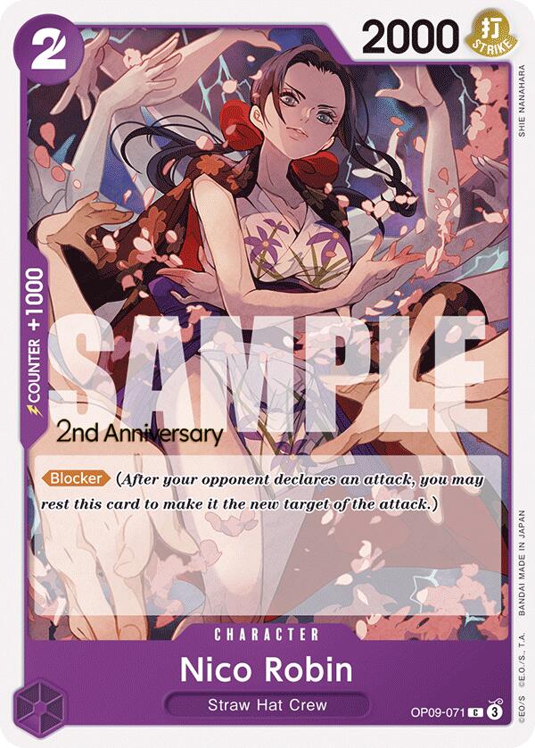 Nico Robin [Emperors in the New World: 2nd Anniversary Tournament Cards] Bandai