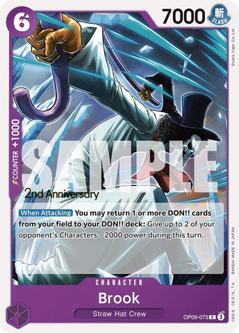 Brook [Emperors in the New World: 2nd Anniversary Tournament Cards] Bandai