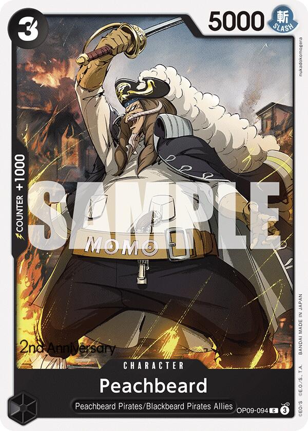 Peachbeard [Emperors in the New World: 2nd Anniversary Tournament Cards] Bandai