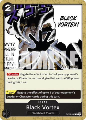 Black Vortex [Emperors in the New World: 2nd Anniversary Tournament Cards] Bandai