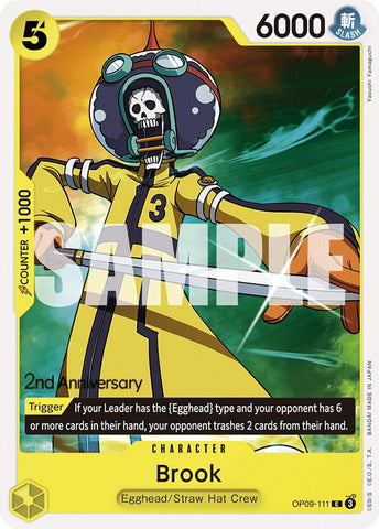 Brook [Emperors in the New World: 2nd Anniversary Tournament Cards] Bandai