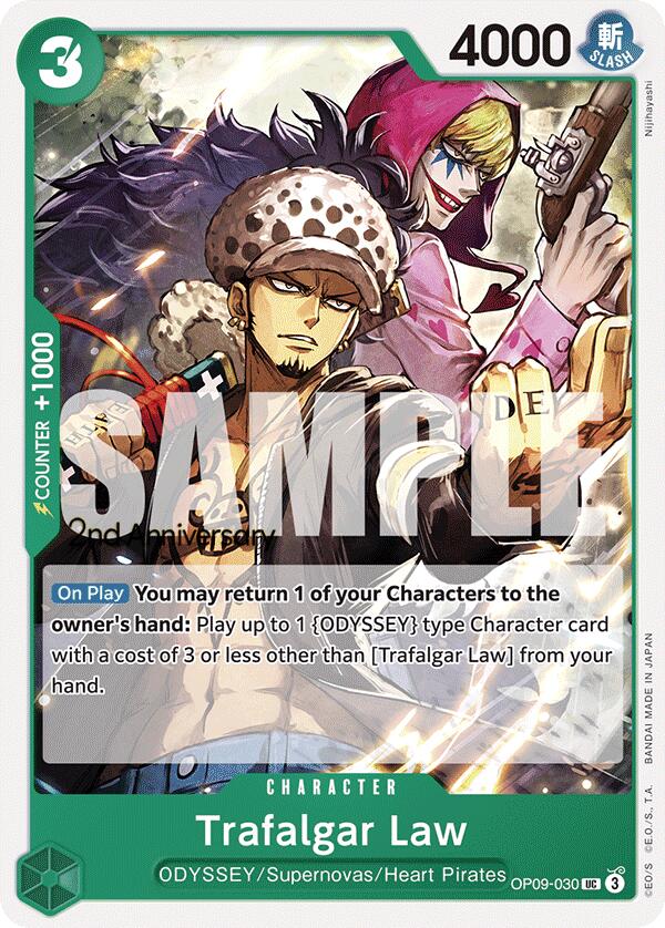 Trafalgar Law [Emperors in the New World: 2nd Anniversary Tournament Cards] Bandai
