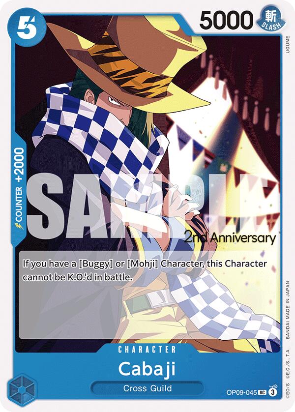 Cabaji [Emperors in the New World: 2nd Anniversary Tournament Cards] Bandai