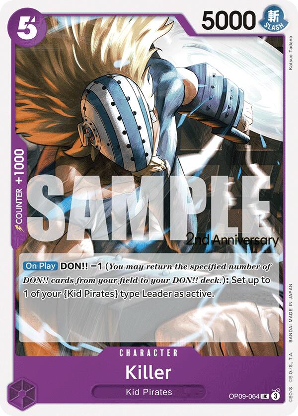 Killer [Emperors in the New World: 2nd Anniversary Tournament Cards] Bandai