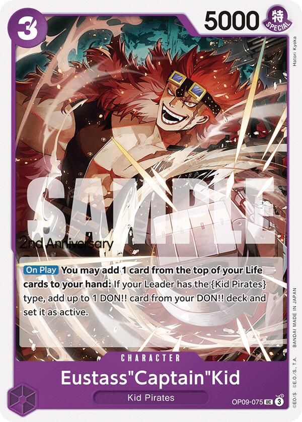 Eustass"Captain"Kid [Emperors in the New World: 2nd Anniversary Tournament Cards] Bandai