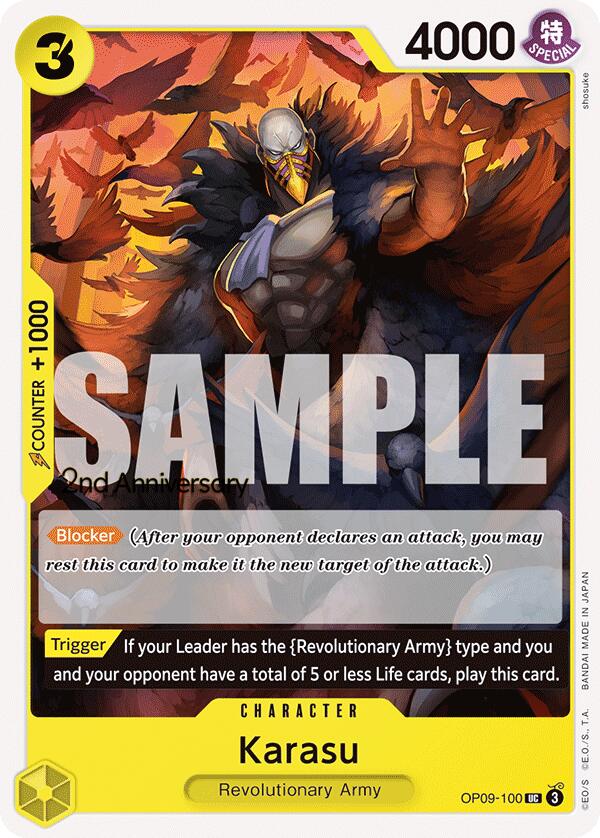 Karasu [Emperors in the New World: 2nd Anniversary Tournament Cards] Bandai