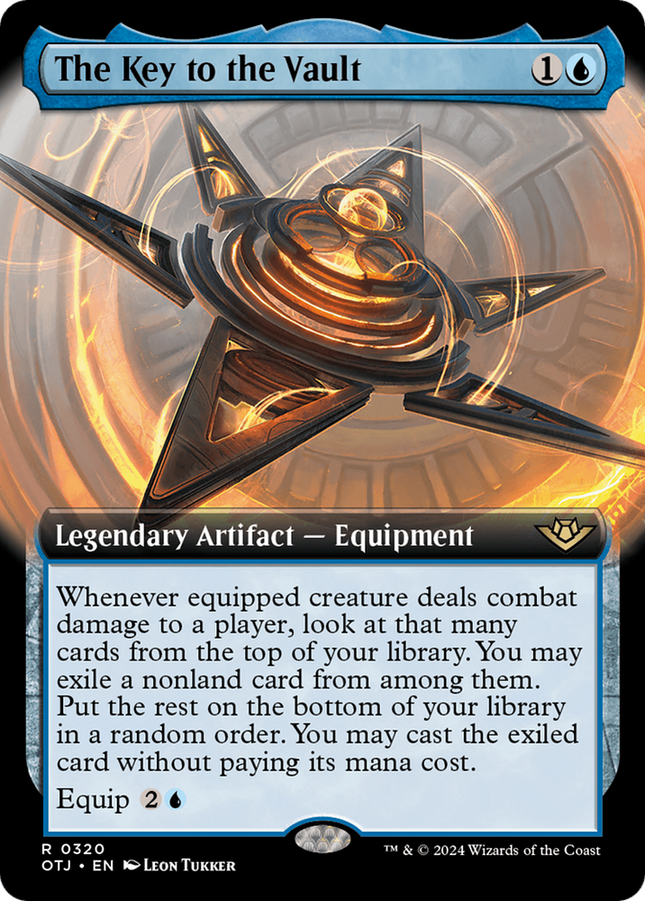 The Key to the Vault (Extended Art) [Outlaws of Thunder Junction] Magic: The Gathering