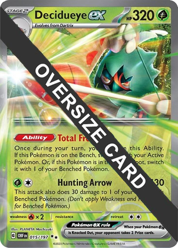 Decidueye ex (015/197) (Jumbo Card) [Miscellaneous Cards] Pokémon