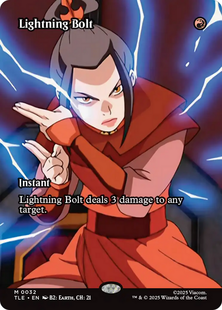 Lightning Bolt (Borderless) [Avatar: The Last Airbender: Eternal-Legal] Magic: The Gathering