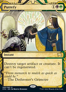 Putrefy (Foil Etched) [Strixhaven: Mystical Archive] Magic: The Gathering