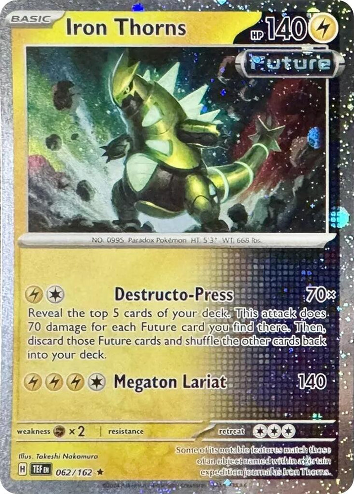 Iron Thorns (062/162) (Cosmos Holo) [Miscellaneous Cards] Pokémon
