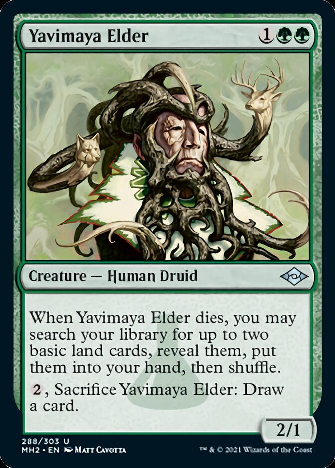 Yavimaya Elder (Foil Etched) [Modern Horizons 2] Magic: The Gathering
