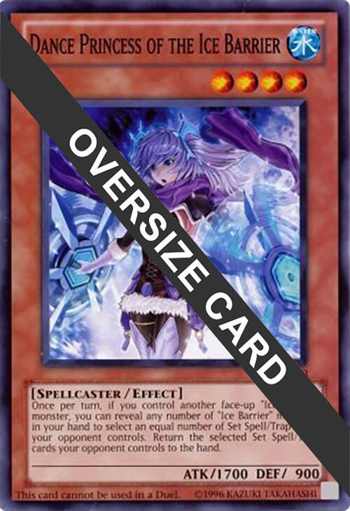 Dance Princess of the Ice Barrier (Oversized) [STBL-EN033] Promo Yu-Gi-Oh!