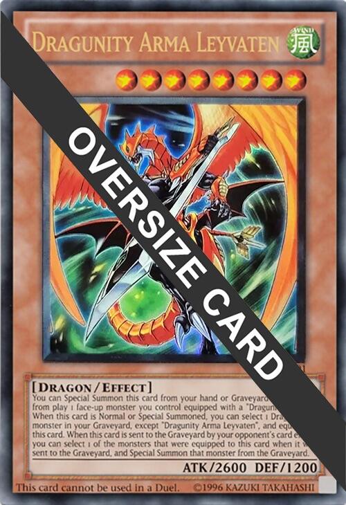 Dragunity Arma Leyvaten (Oversized) [SDDL-EN001] Promo Yu-Gi-Oh!