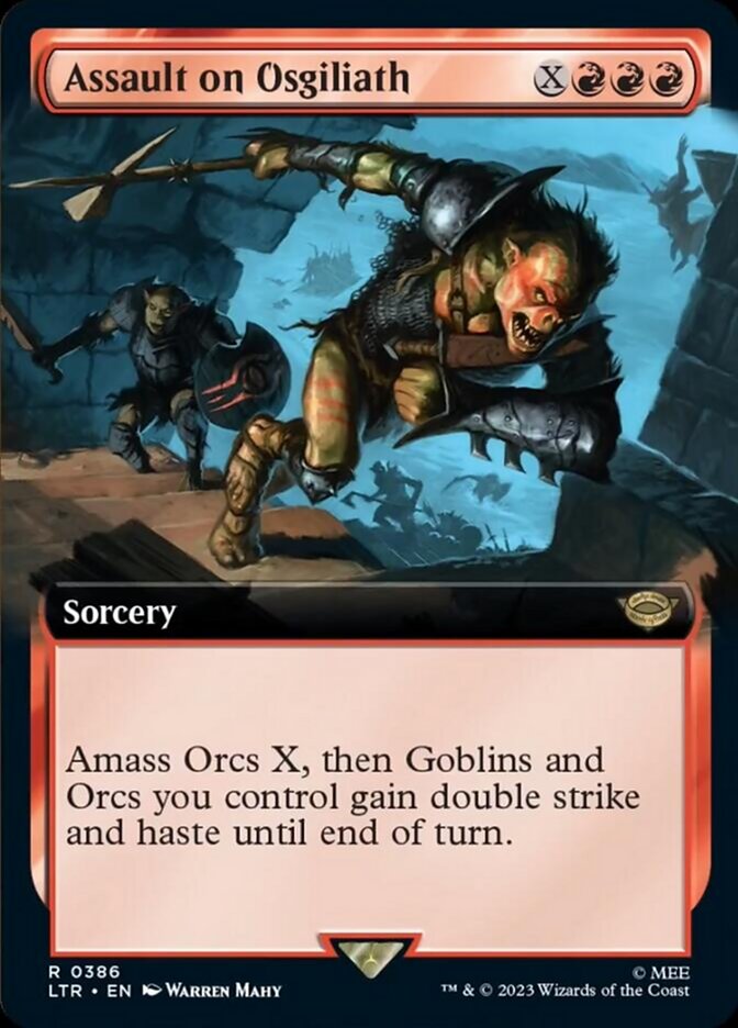 Assault on Osgiliath (Extended Art) [The Lord of the Rings: Tales of Middle-Earth] Magic: The Gathering