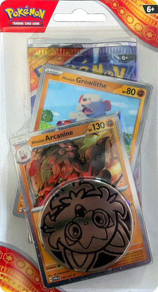 Surging Sparks - Single Pack Blister (Hisuian Arcanine) Pokémon