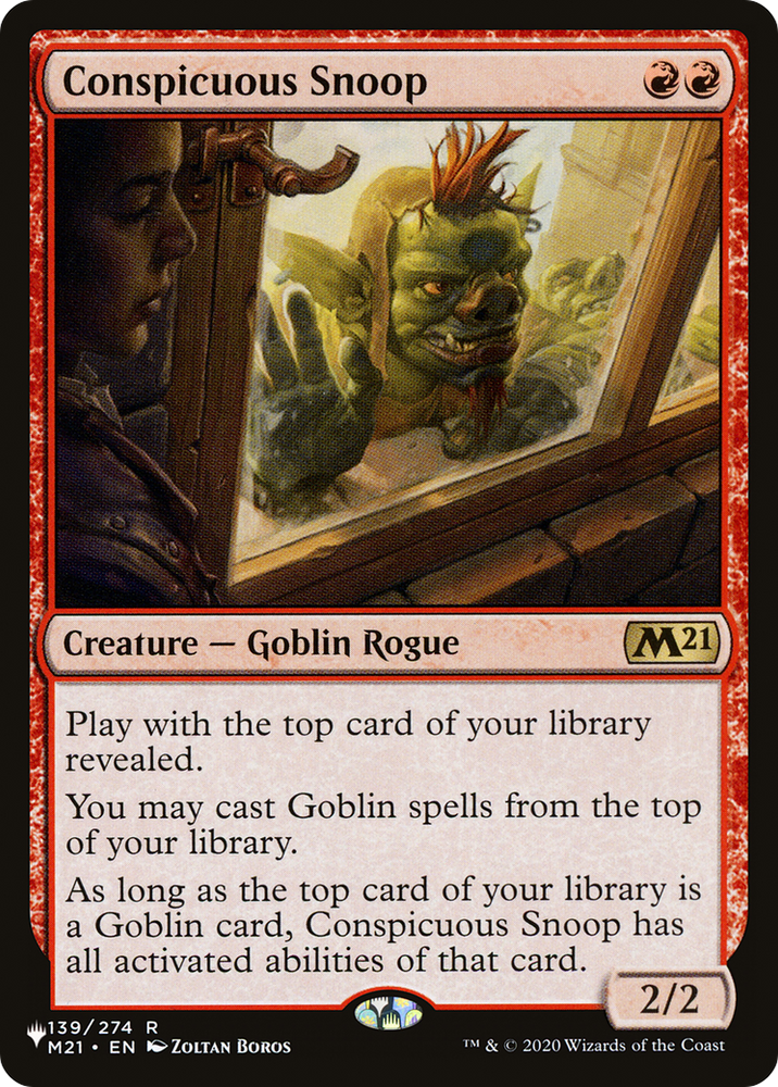 Conspicuous Snoop [The List] Magic: The Gathering