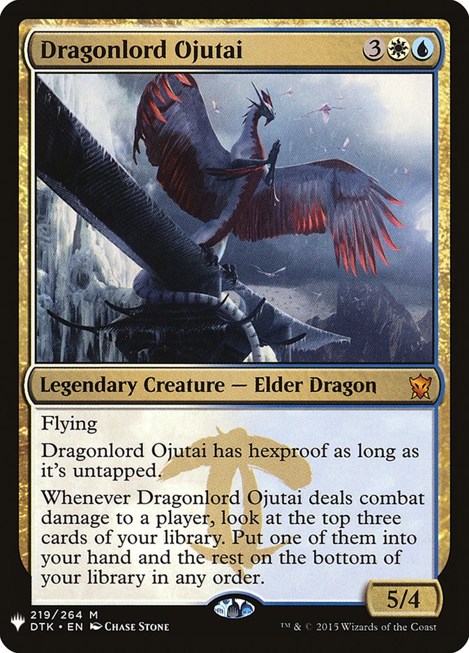 Dragonlord Ojutai [The List] Magic: The Gathering