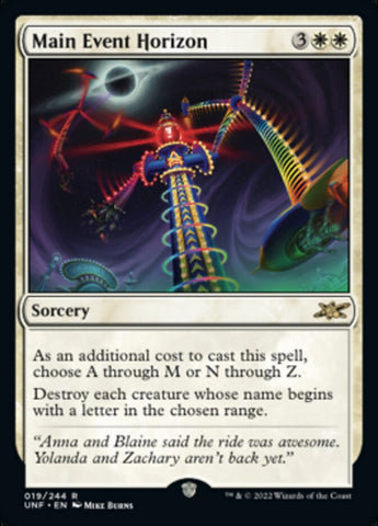 Main Event Horizon [Unfinity] Magic: The Gathering