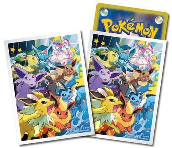 Card Sleeves - Eevee Dash! (Gloss Border) (64-Pack) (Pokemon Center Japan Exclusive) Pokémon