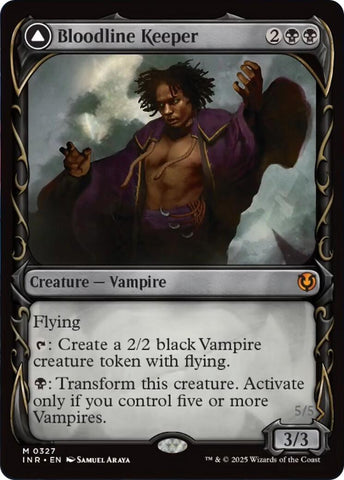 Bloodline Keeper // Lord of Lineage (Showcase) [Innistrad Remastered] Magic: The Gathering