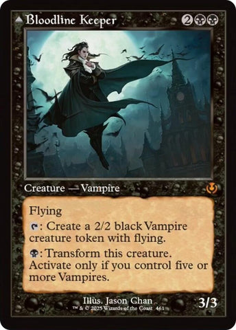 Bloodline Keeper // Lord of Lineage (Retro Frame) [Innistrad Remastered] Magic: The Gathering