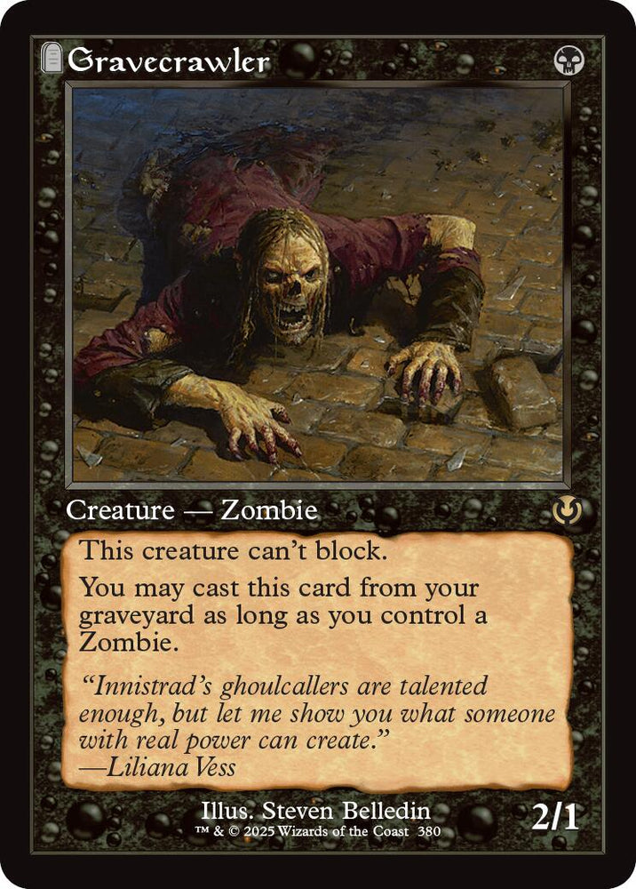 Gravecrawler (Retro Frame) [Innistrad Remastered] Magic: The Gathering