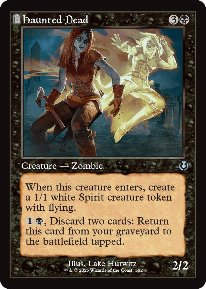 Haunted Dead (Retro Frame) [Innistrad Remastered] Magic: The Gathering