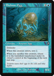 Biolume Egg // Biolume Serpent (Retro Frame) [Innistrad Remastered] Magic: The Gathering