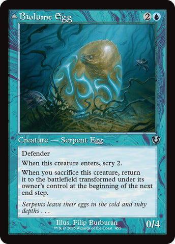 Biolume Egg // Biolume Serpent (Retro Frame) [Innistrad Remastered] Magic: The Gathering