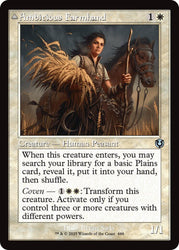 Ambitious Farmhand // Seasoned Cathar (Retro Frame) [Innistrad Remastered] Magic: The Gathering
