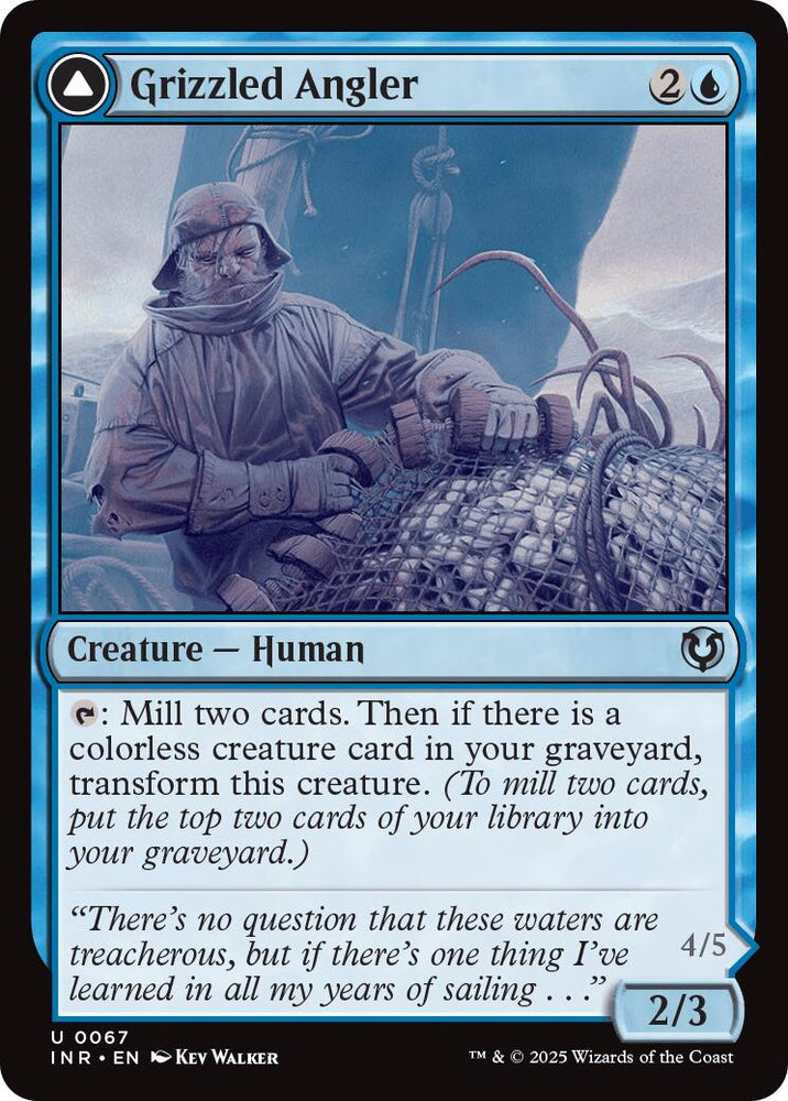 Grizzled Angler // Grisly Anglerfish [Innistrad Remastered] Magic: The Gathering