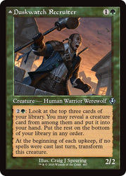 Duskwatch Recruiter // Krallenhorde Howler (Retro Frame) [Innistrad Remastered] Magic: The Gathering