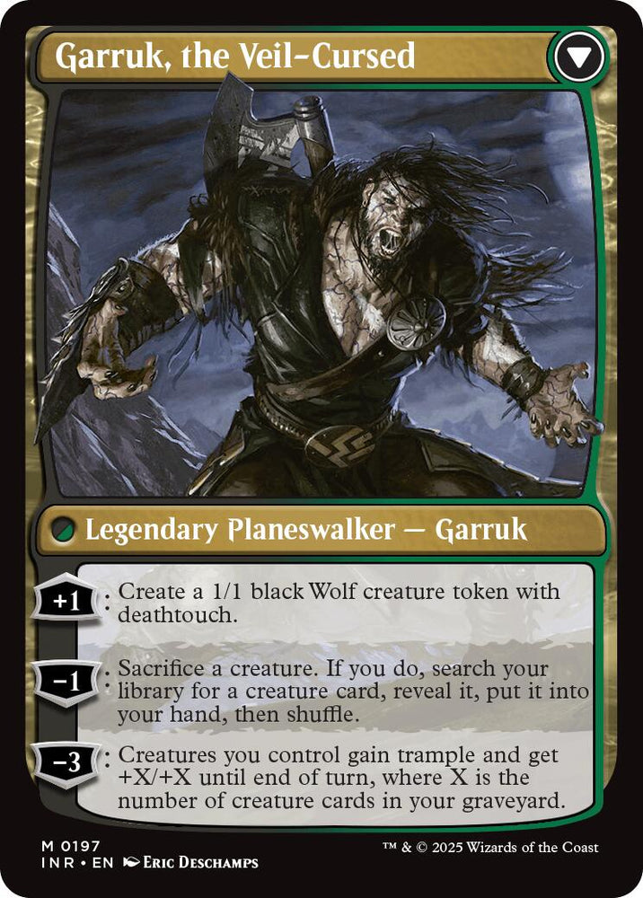 Garruk Relentless // Garruk, the Veil-Cursed [Innistrad Remastered] Magic: The Gathering