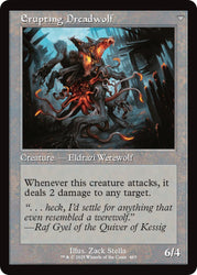 Smoldering Werewolf // Erupting Dreadwolf (Retro Frame) [Innistrad Remastered] Magic: The Gathering