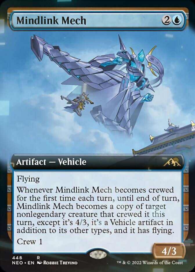 Mindlink Mech (Extended Art) [Kamigawa: Neon Dynasty] Magic: The Gathering